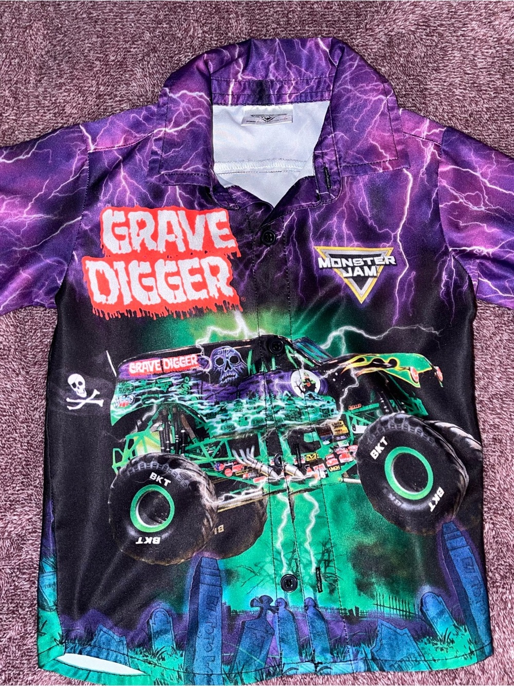 Monster Jam Grave Digger Toddler Shirt